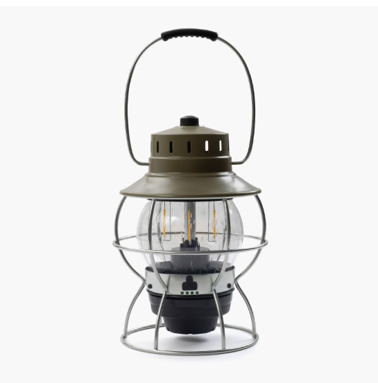 Railroad Lantern, Battery & USB Powered, Edison-Style LED — 2 colors Barebones