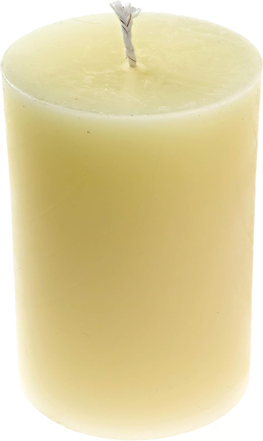 Beeswax White Pillar Candles - 3X4-100% Pure Beeswax Candles - 60 Hour - Unscented, Smokeless, Dripless for Home Decor, Wedding Decor, Spiritual Gifts, Spa Gifts - 1 Pack -