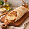 Reusable Beeswax Bread Wrap – Organic Cotton Bread Storage Wrap (XL)