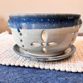 Handcrafted Berry Bowl & Stoneware Colander Set "Only 2 left in stock!"