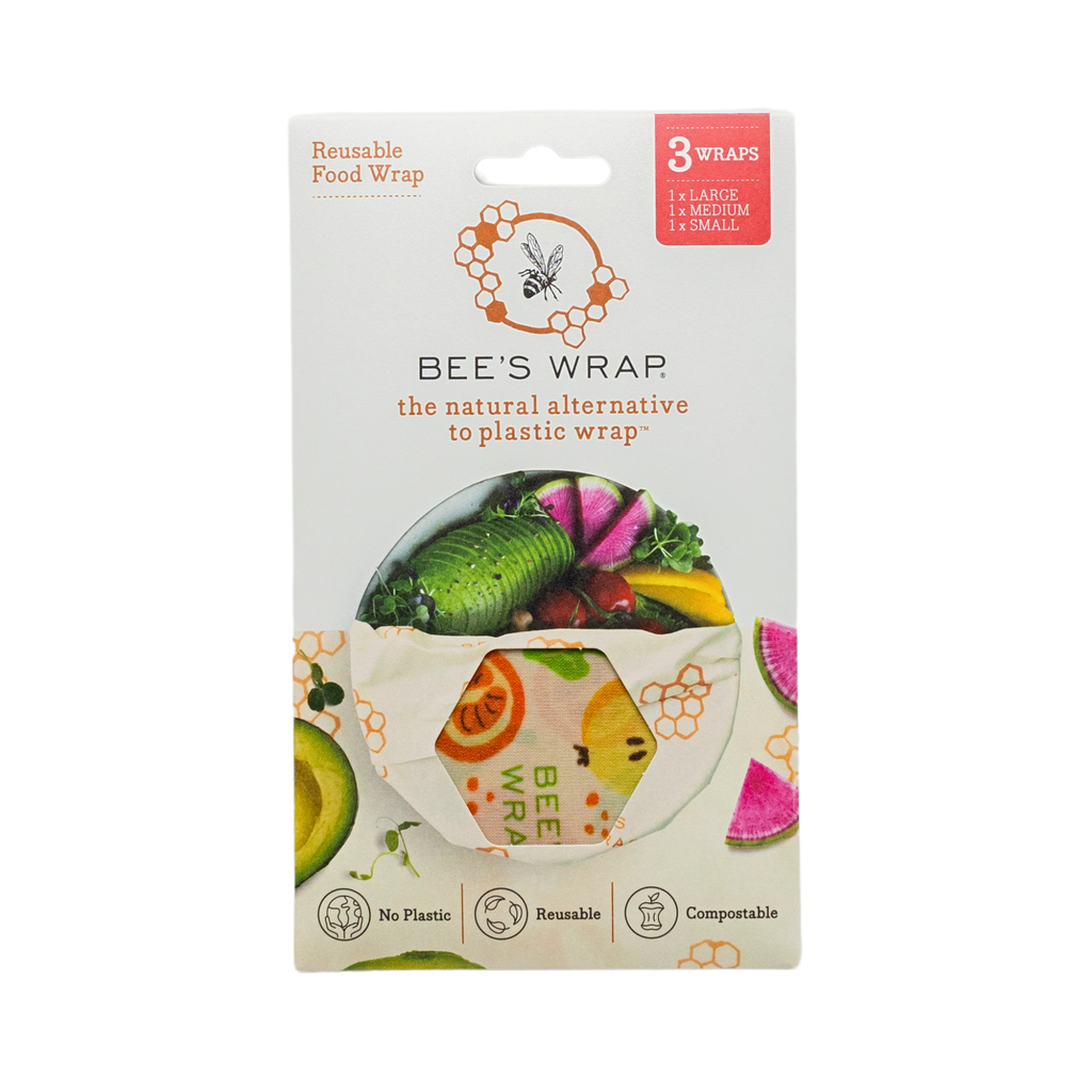Bee’s Wrap® Garden Party Reusable Food Wrap Set – 3 Pack