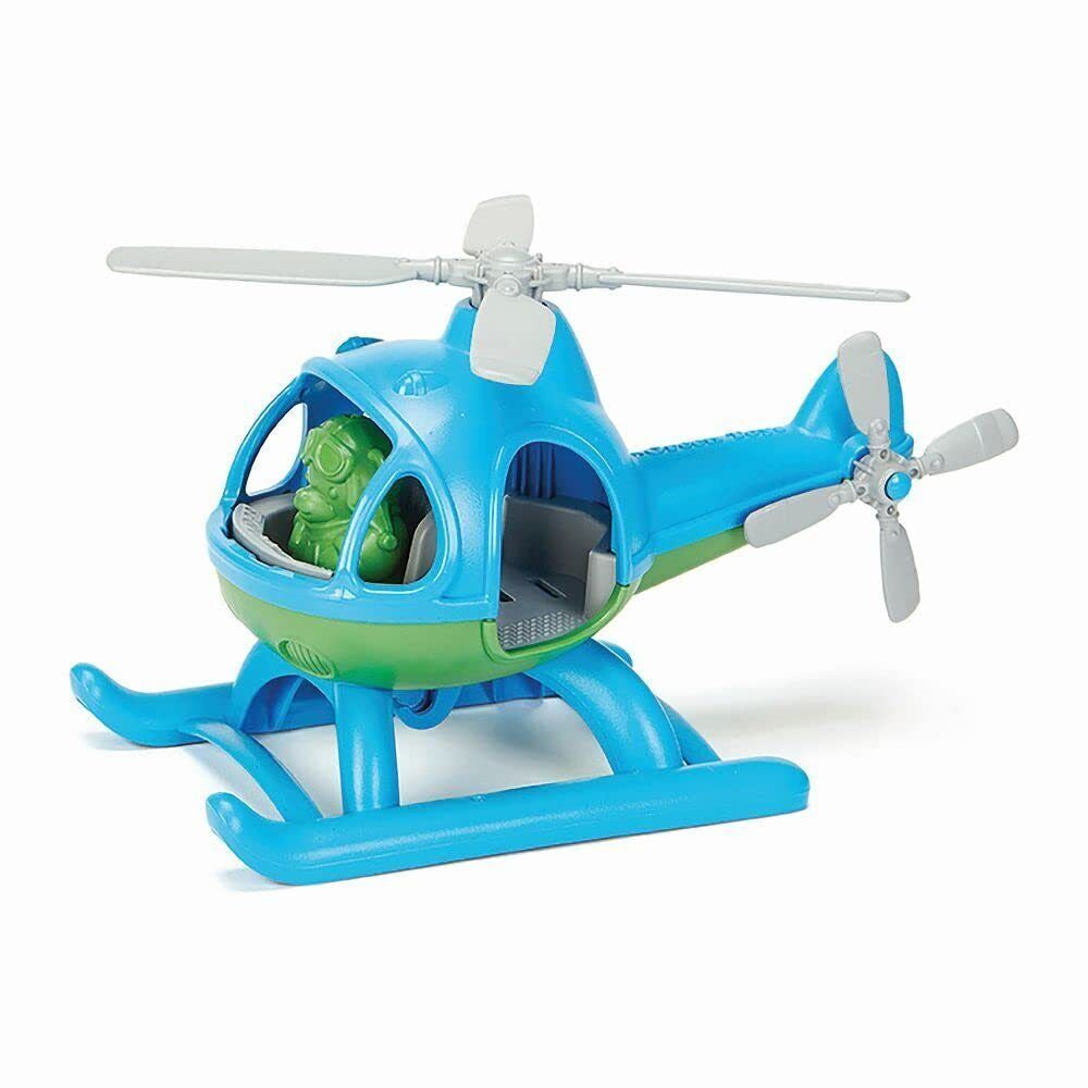 Green Toys Helicopter Eco Friendly Toy Vehicle Made in USA Recycled Plastic