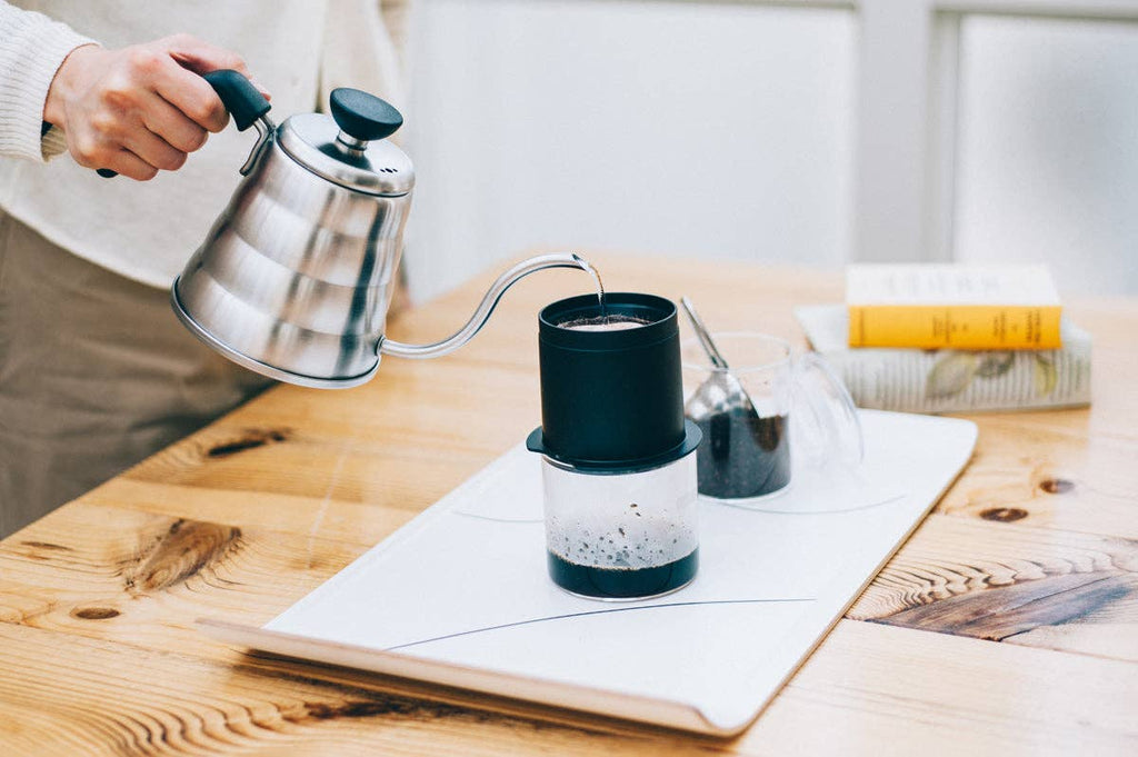 Coming Soon | V60 Buono Stainless Steel Gooseneck Pour-Over Kettle, Silver, 600mL — Hario