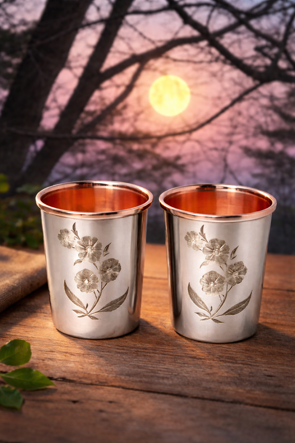 Copper Tumblers – Set of Two (8.5 oz)