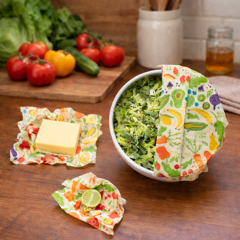 Bee’s Wrap® Garden Party Reusable Food Wrap Set – 3 Pack