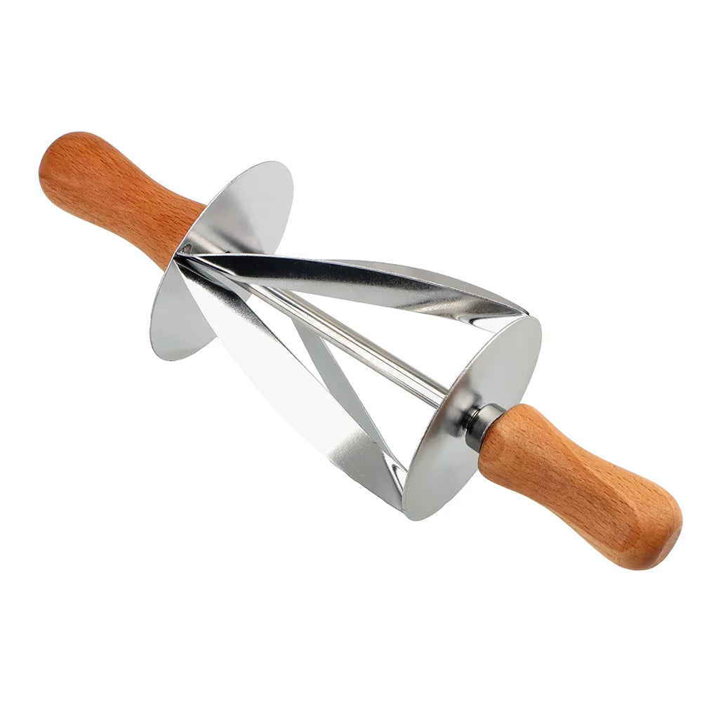 Triple Wheel Dough Cutter,  Croissant & Pastry Tool