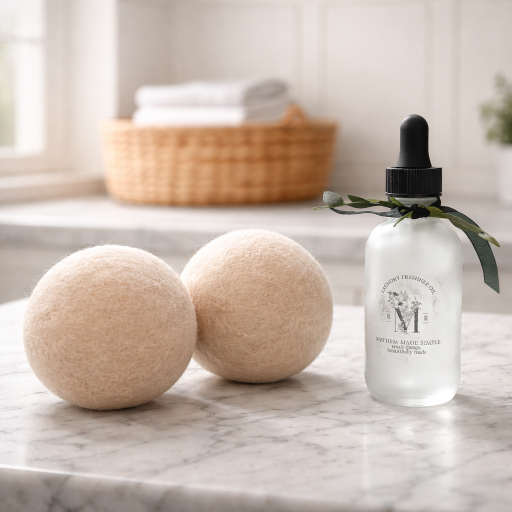 The Laundry Ritual | Cedar Orchard Scent Oil & Wool Dryer Balls "ARRIVING SOON"