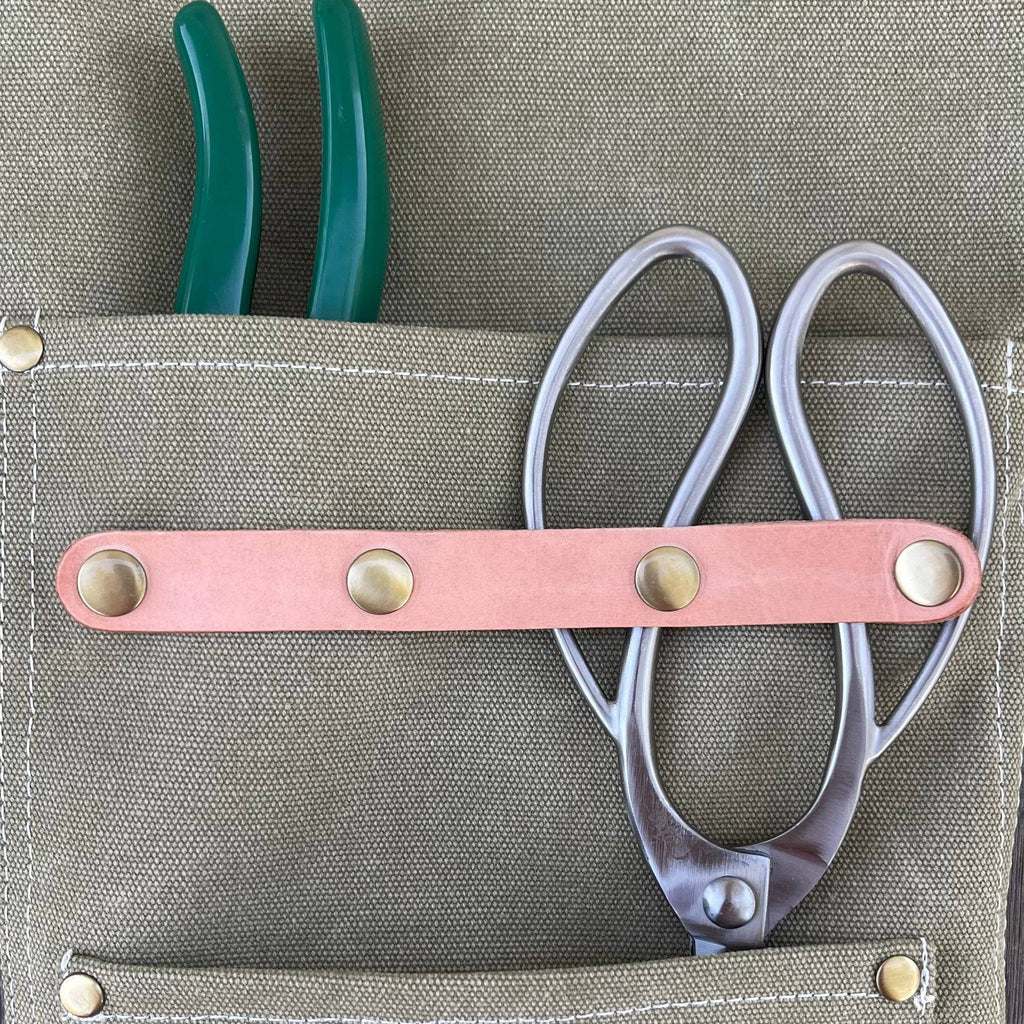 Gardening Apron, Waxed Canvas Apron with Pockets
