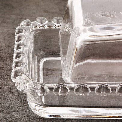Crystal-Cut Glass Serving Dome & Covered Dish