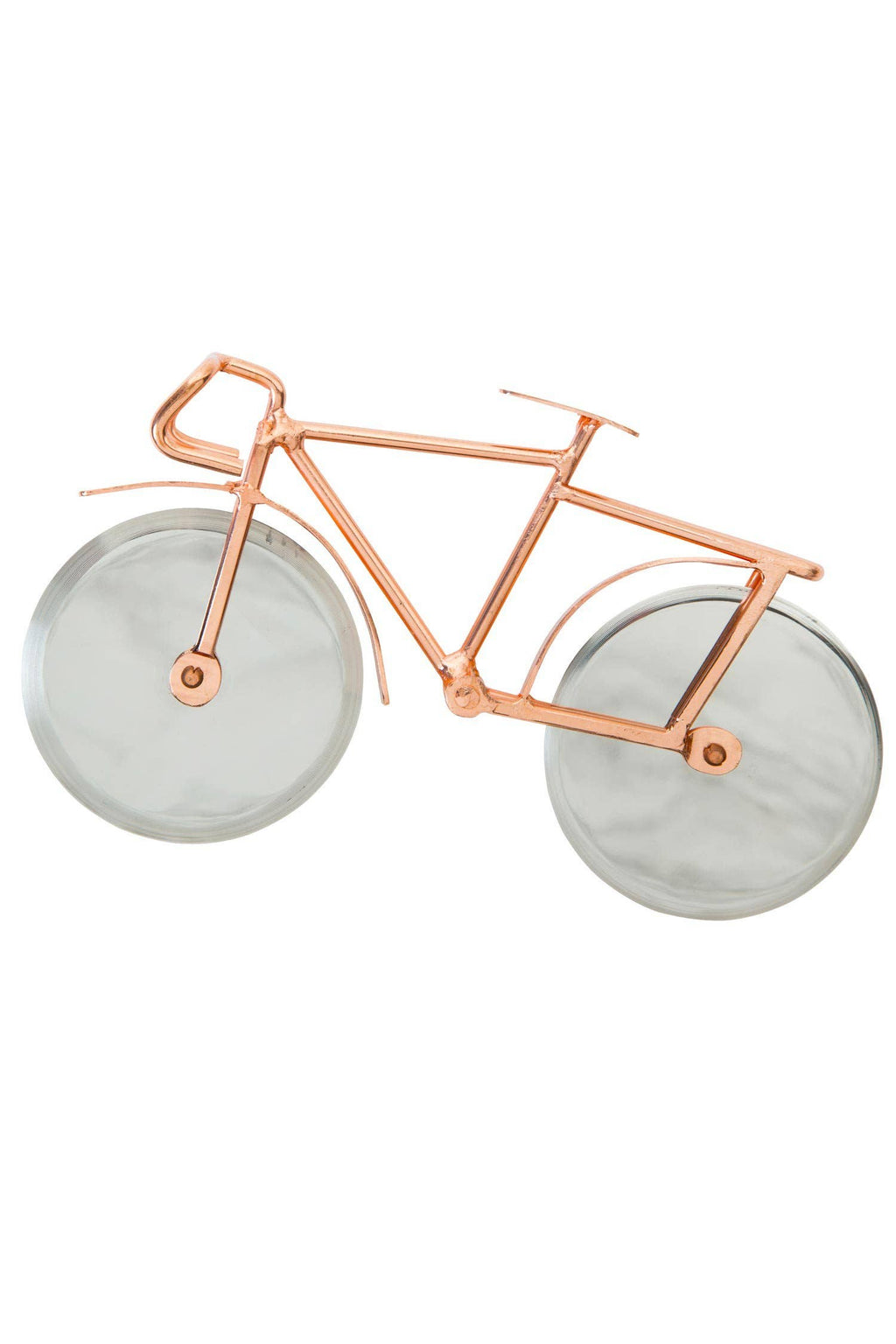 Copper & Stainless-Steel Bicycle Pizza Cutter, A Playful Spin on Pizza Night