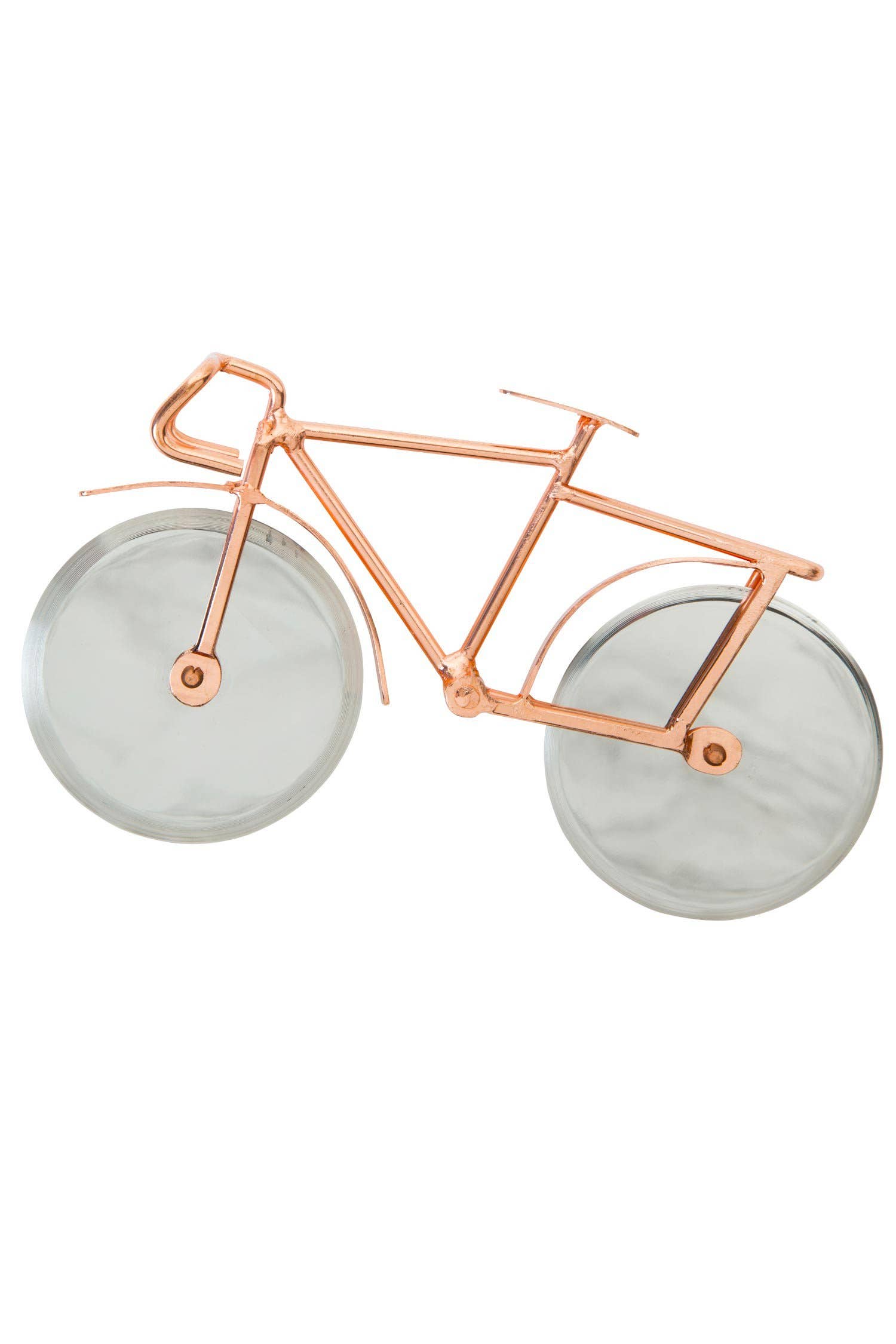 Copper & Stainless-Steel Bicycle Pizza Cutter, A Playful Spin on Pizza Night