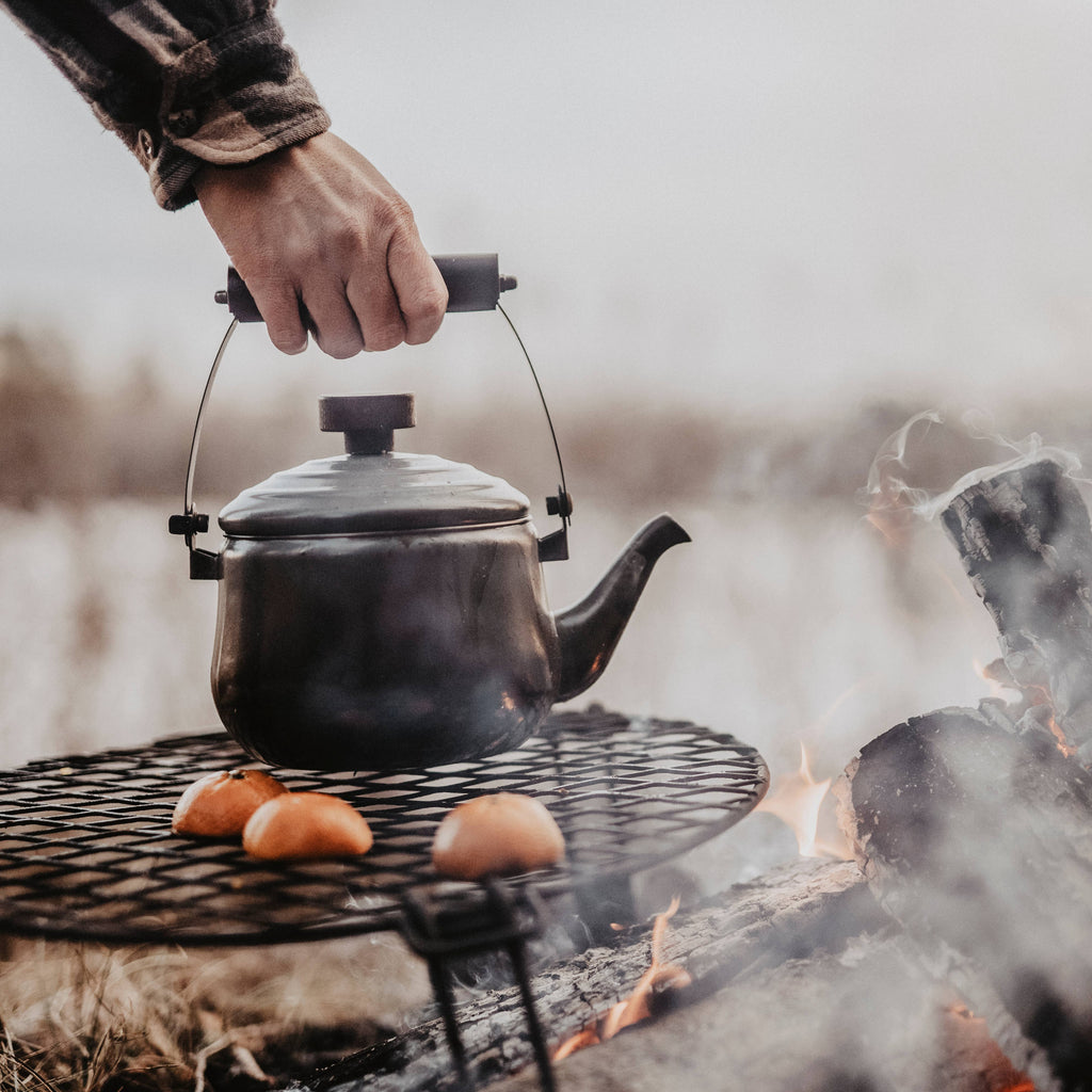 Barebones Enamel Teapot | Camp Kettle for Coffee & Tea