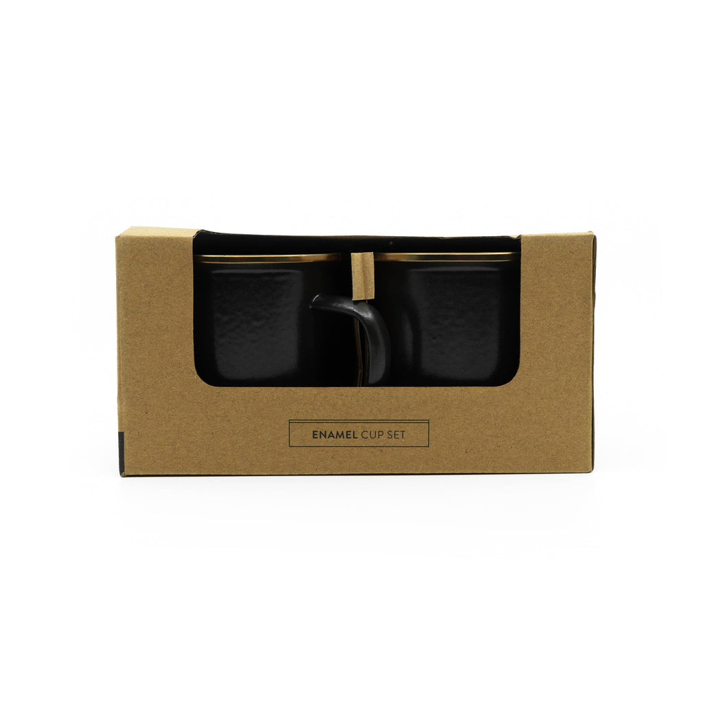 Barebones Enamel Cup Set (2) | Camp Coffee & Tea Mugs