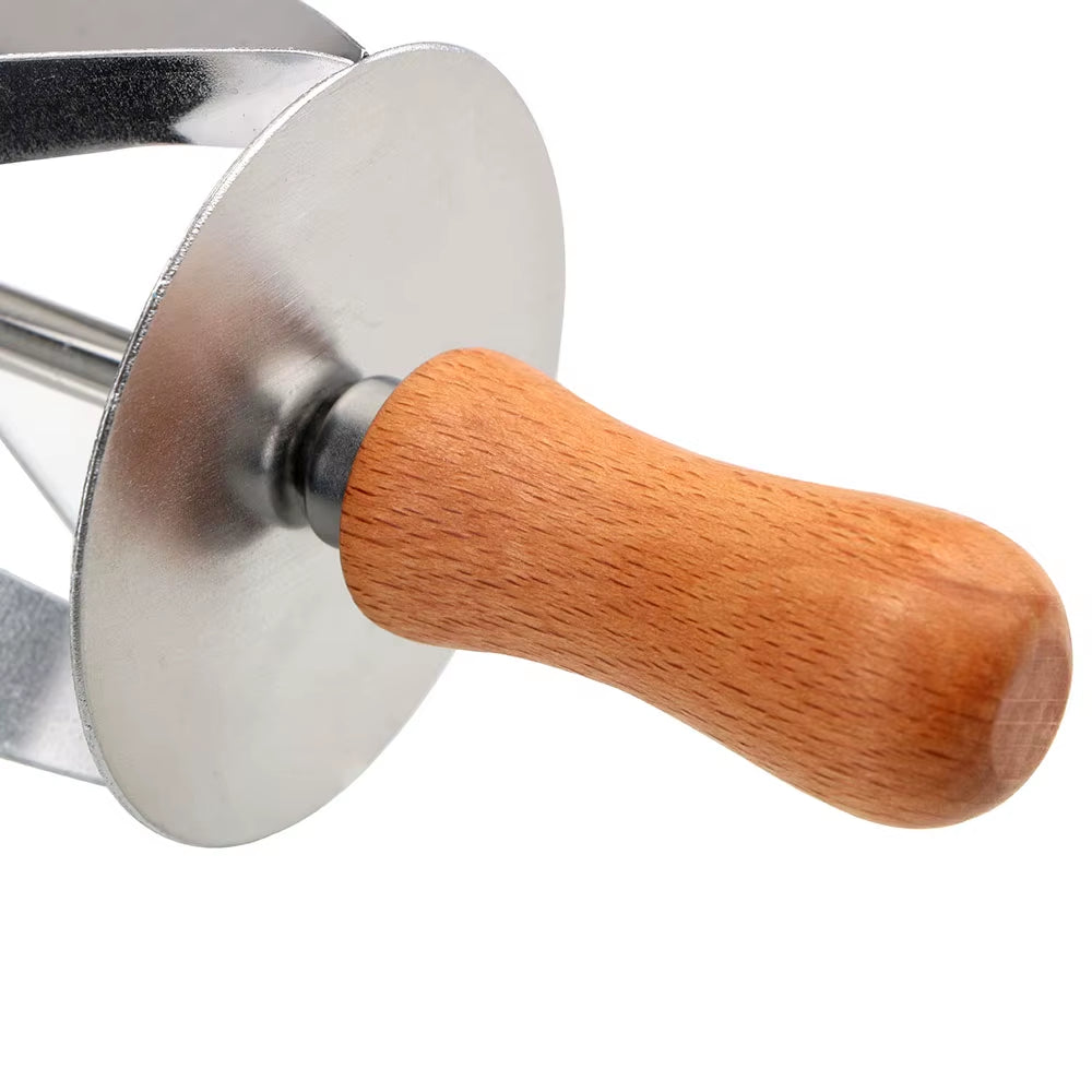 For Making Croissant Bread Dough Pastry Rolling Cutter Baking Tool Stainless Steel