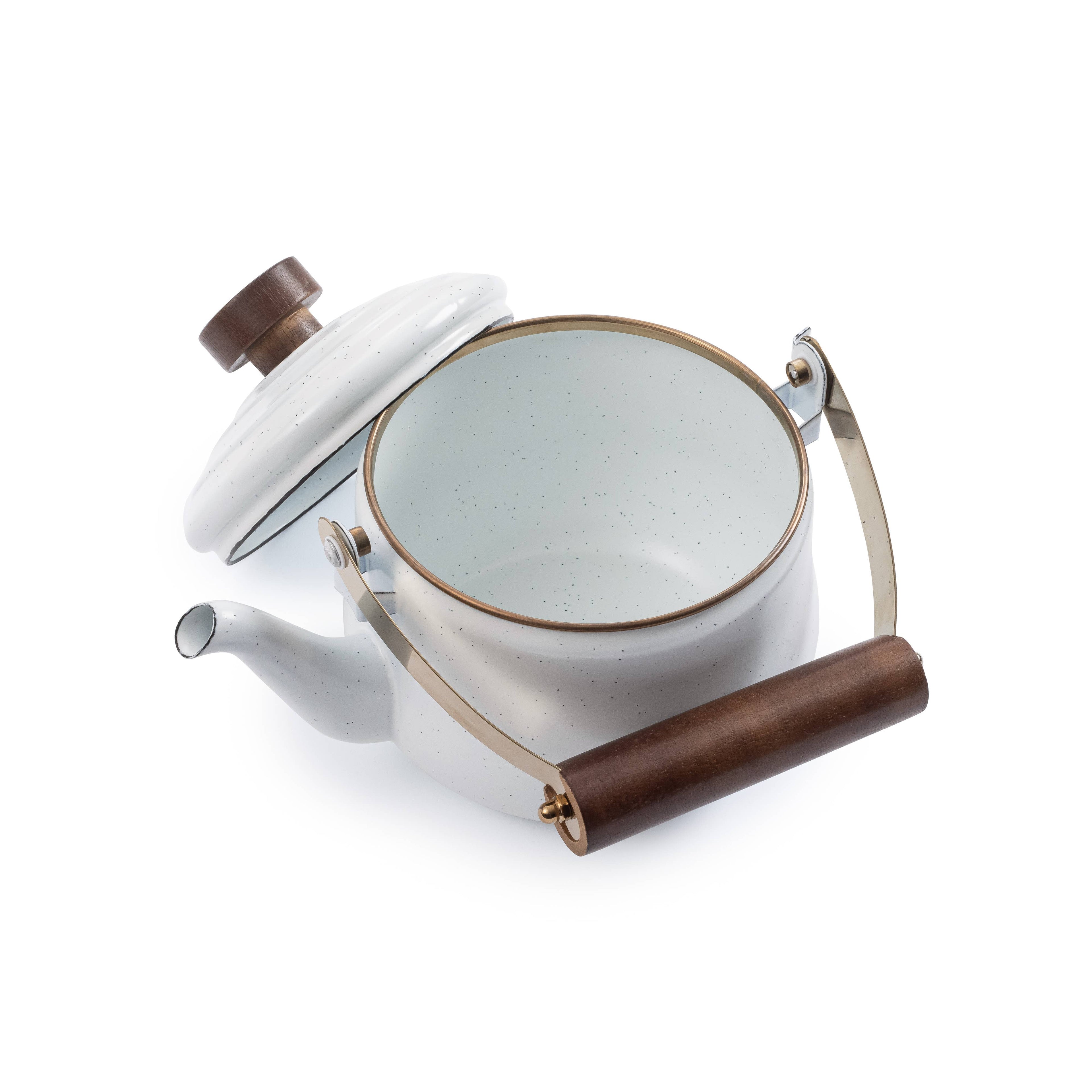 Barebones Enamel Teapot | Camp Kettle for Coffee & Tea