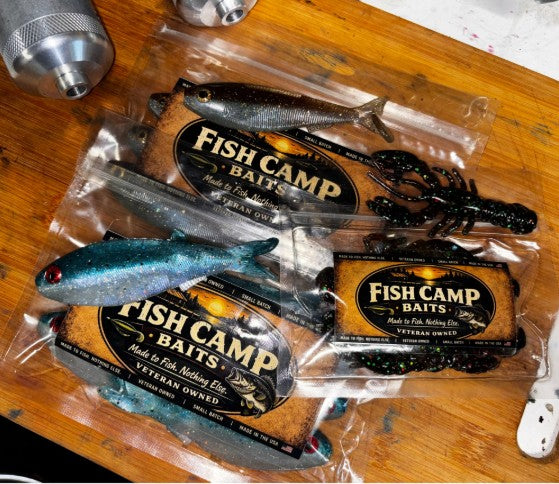 NEW Fish Camp Swimbaits – 6 Pack - Veteran Owned - MADE IN USA