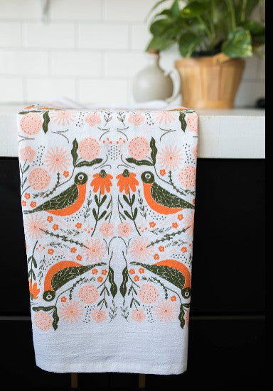 Birds, Blooms & Barnyard T Towels