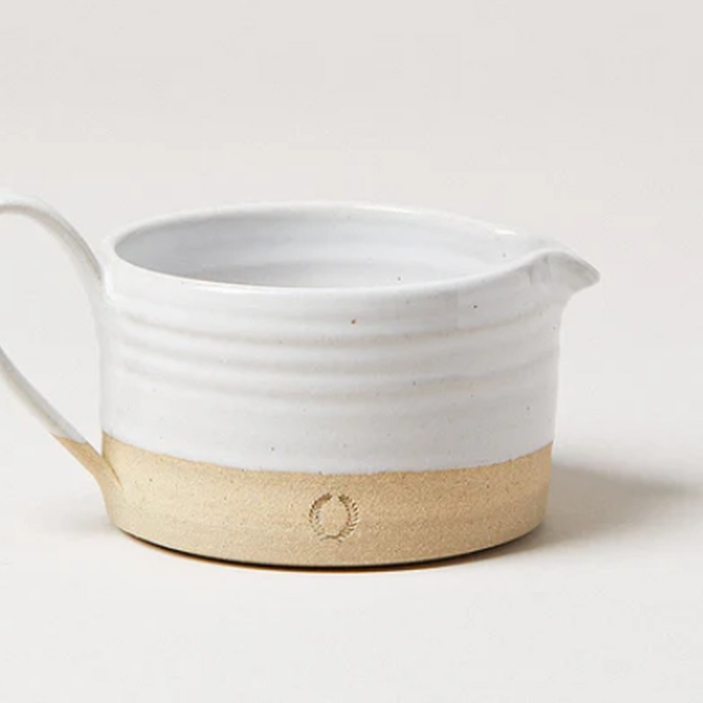 Farmhouse Pottery Silo Sauce Boat (Stoneware Gravy Boat) – Handmade in Vermont, USA