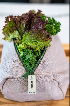 Freshness in a Bag | Reusable Flax Linen Produce Bags by Ambrosia Made in USA