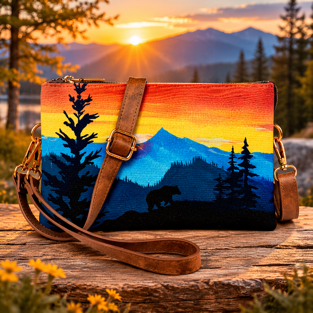 Take a Hike Canvas Crossbody Bag