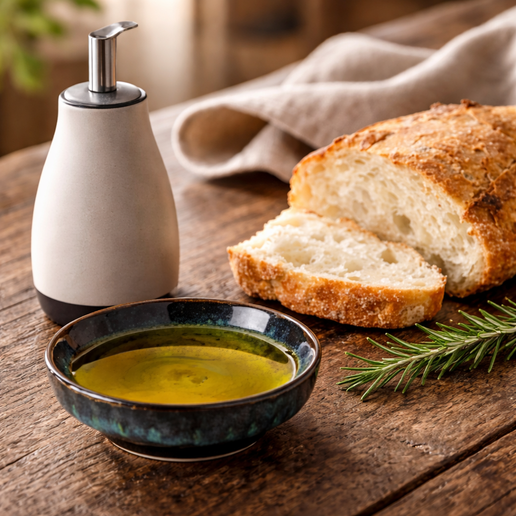 Handcrafted Drip Glaze Olive Oil Dish