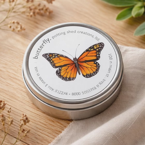 Butterfly Garden Seed Tin, Pollinator Wildflower Mix