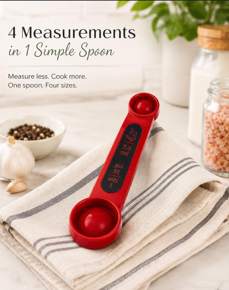 NEW Zeal 4-in-1 Double-Sided Measuring Spoon
