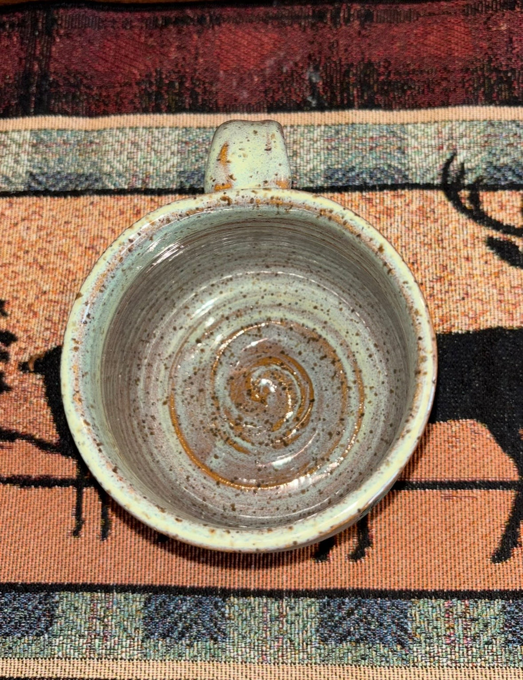 Forest Jeannie Pottery Artisan Mountain Stoneware Mug · 16 oz | Choose Your Design