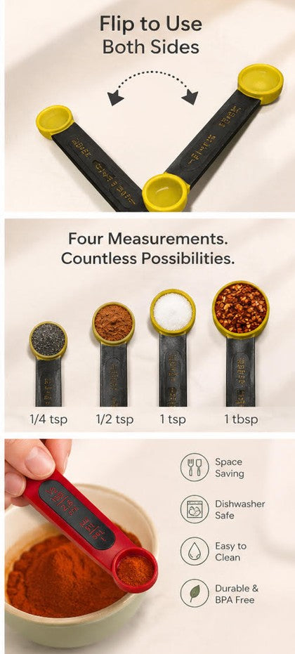 NEW Zeal 4-in-1 Double-Sided Measuring Spoon